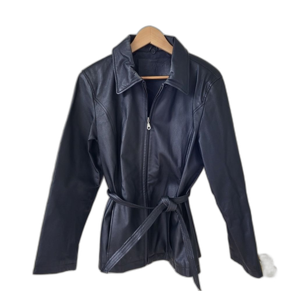Women's Black Leather Jacket